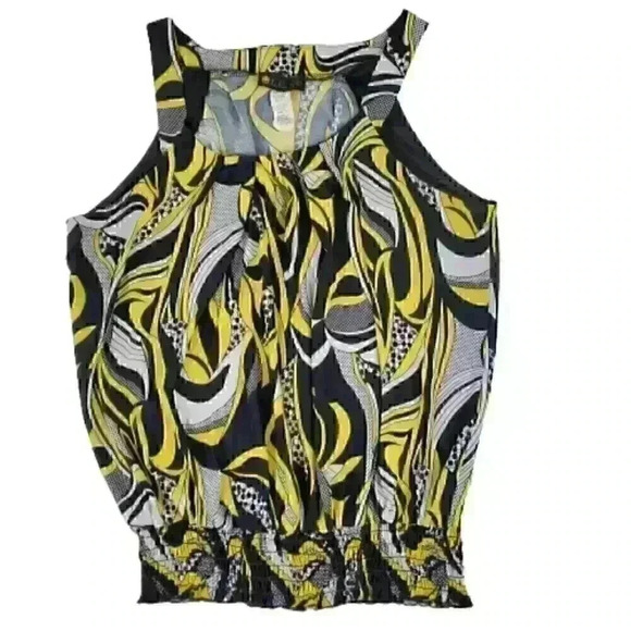 Luwa Tiks Women's Blouse Size 1X Sleeveles Polyester - Picture 3 of 6